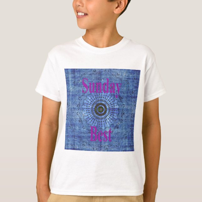 Schönes Phantastisches modernes Denim Design: Sonn T-Shirt (Vorderseite)