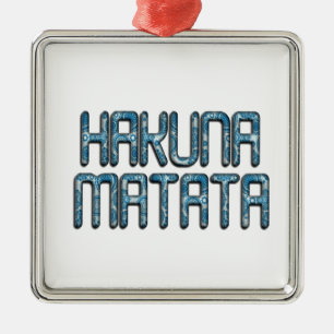 Schönes phantastisches Swahili-Textquotendesign Ornament Aus Metall