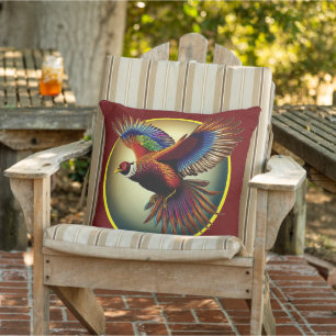 Schönes Pheasant Rooster Kissen