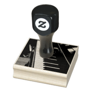 Schönes Piano Gummistempel