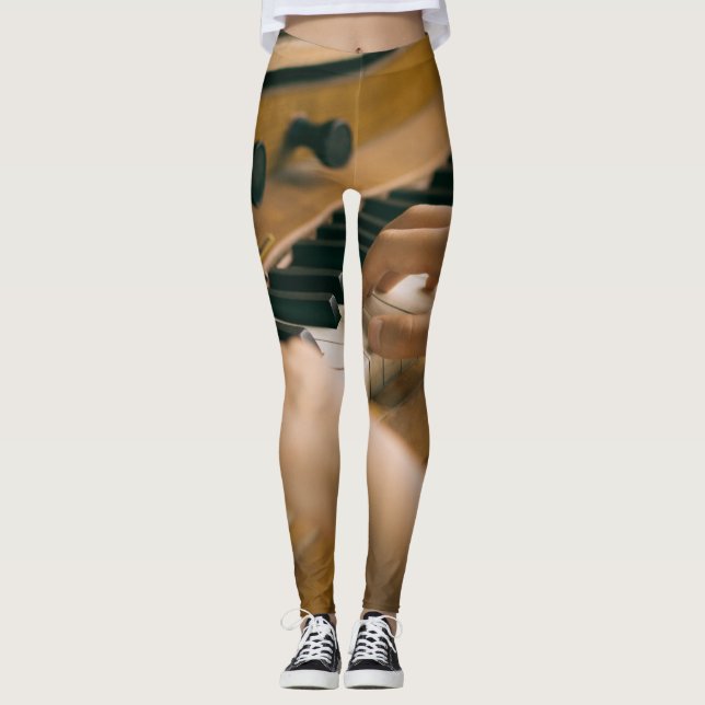 Schönes Piano Leggings (Vorderseite)