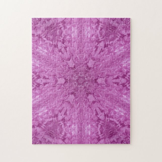 Schönes Pink Girl Lace Kaleidoscope Muster (Vertikal)