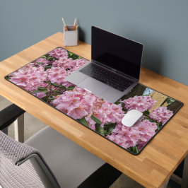 Schönes Pink Rhododendron Bloms Floral Schreibtischunterlage