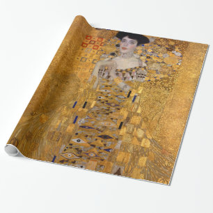 Schönes Portrait einer Dame von Gustav Klimt, Dek Geschenkpapier