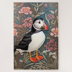 Schönes Puffin William Morris Inspiriertes Poster