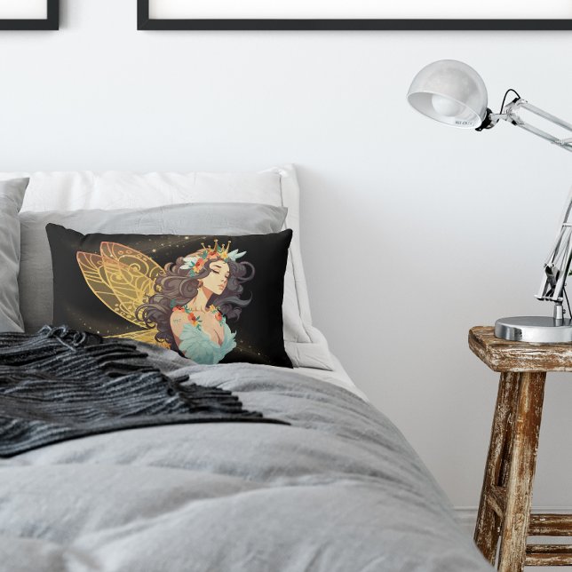 Schönes Queen Fairy Lumbar Pillow Lendenkissen (Von Creator hochgeladen)