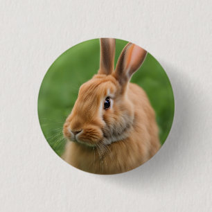 Schönes Rabbit Button