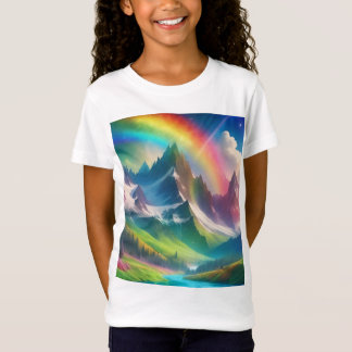Schönes Rainbow Fantasy Realm T-Shirt