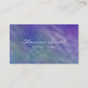 Schönes Rainbow Sky Minimal Elegante Visitenkarte