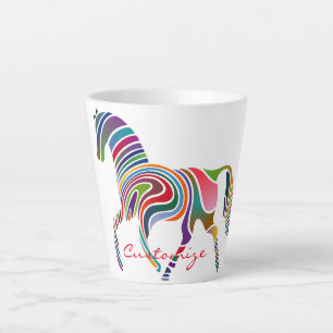 Schönes Regenbogen-Farbhorn Thunder_Cove Milchtasse