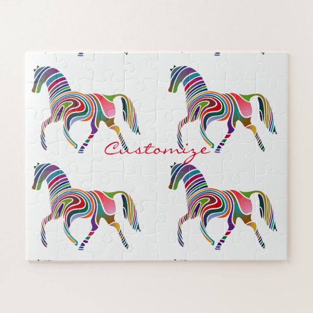 Schönes Regenbogenfarbenpferd Thunder_Cove (Horizontal)