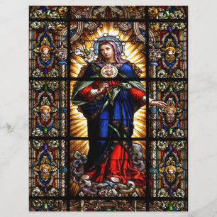 Schönes religiöses Heiliges Herz der Jungfrau Mary