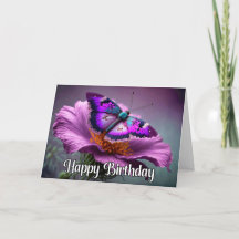 Schönes Restbutterfly Happy Birthday