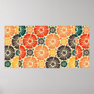 Schönes Retro-Jugendstil Poster