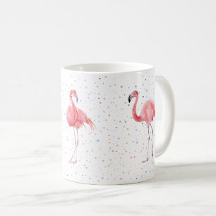 Schönes rosa Flamingos Muster Kaffeetasse
