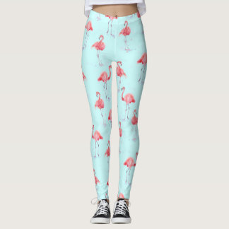 Schönes rosa Flamingos Muster Leggings