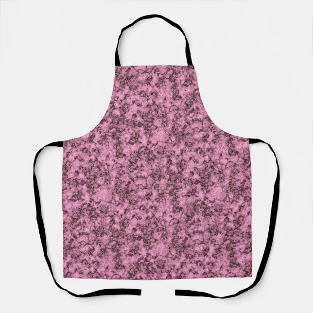 Schönes rosa, helles Marmor dunkle Adern Schürze (Vorderseite)