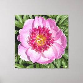 Schönes rosa Pinien auf der Leinwand. Leinwanddruck