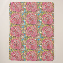 Schönes rosa Sommer Rose Blume Gemälde