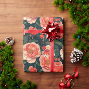 Schönes Rose Blume Wildblume Wrapping Paper Geschenkpapier