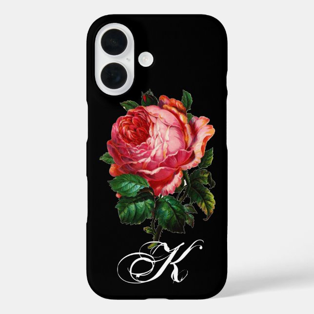 SCHÖNES ROSE MONOGRAMM, schwarz title_seo2 (Rückseite)