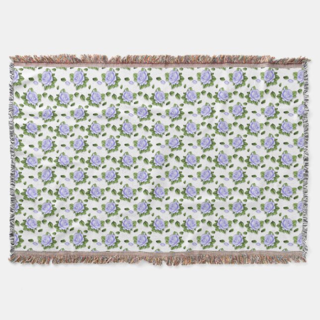 Schönes Rose-Throw Blanket Decke (Vorderseite)