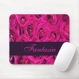 Schönes Rosenmonogramm Mousepad