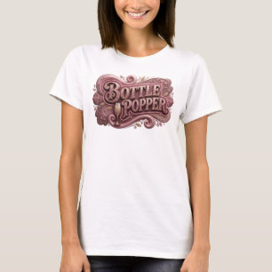 Schönes rotes Flaschenöffner-Motiv T-Shirt