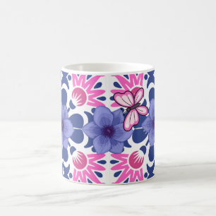 Schönes Schmetterlingsdesign Kaffeetasse