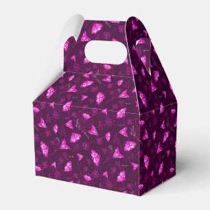 Schönes Schmetterlingsmuster rosa Geschenkschachtel