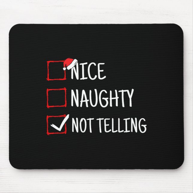 Schönes, schmutziges Weihnachtsgeschenk Mousepad (Vorne)