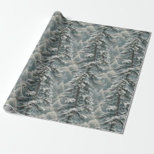 Schönes schneesicheres Pine Wrapping Paper