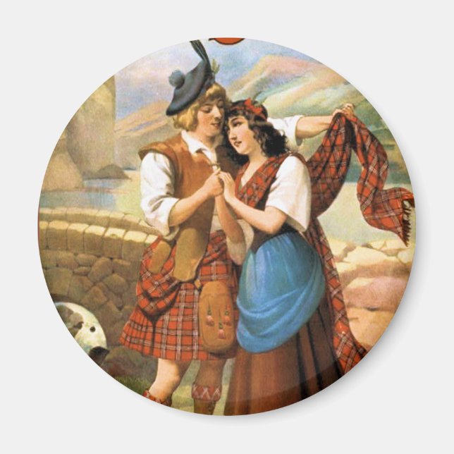 Schönes Schottland Magnet (Vorne)