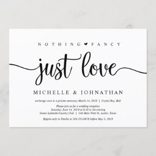 Schönes Schwarzes Nichts Extravagant nur Liebe, En Einladung