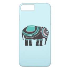 Schönes Schwarzes Verziertes Elefant, Cool, einzig Case-Mate iPhone Hülle