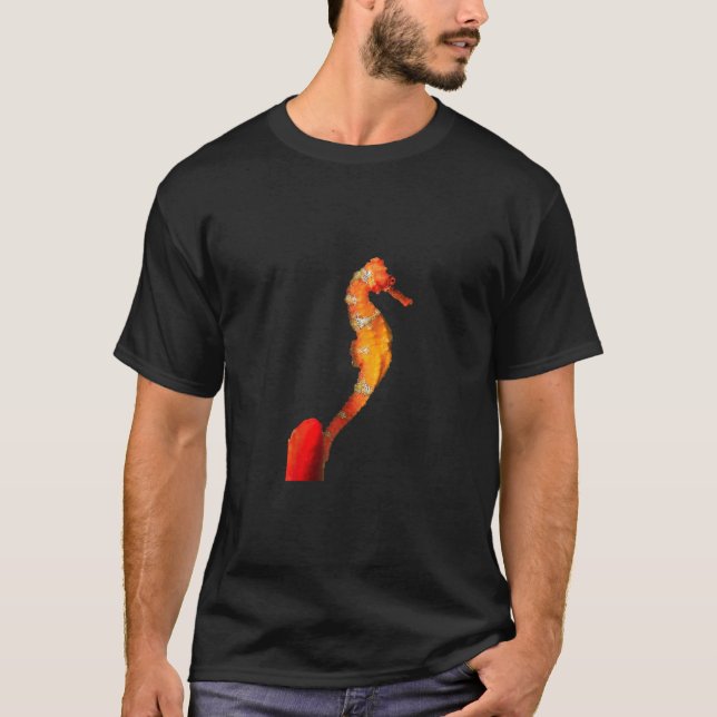 Schönes Seepferd vorne T-Shirt (Vorderseite)