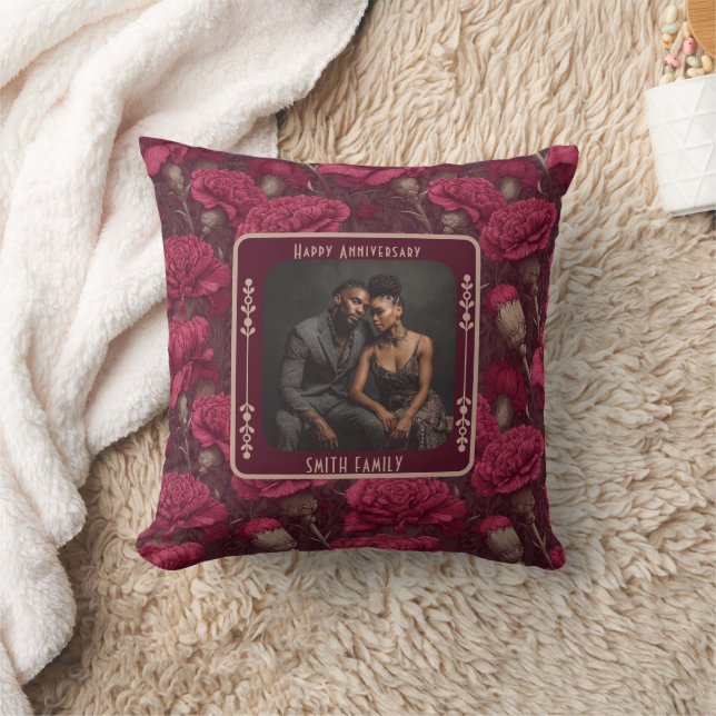 Schönes Sentimental 50. Hochzeitstag Kissen (Decke)