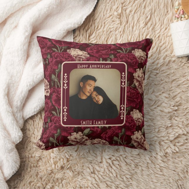 Schönes Sentimental 50. Hochzeitstag Kissen (Decke)