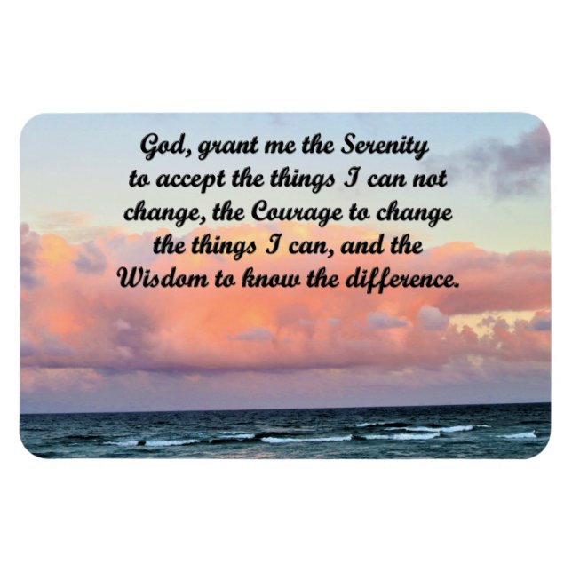 SCHÖNES SERENITY PRAYER MAGNET (Horizontal)