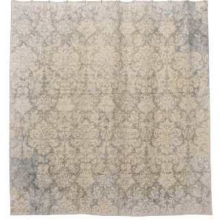 Schönes Shabby Chic-Land Duschvorhang