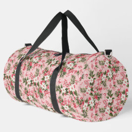 Schönes Shabby Chic Rosa Weihnachten Duffle Bag