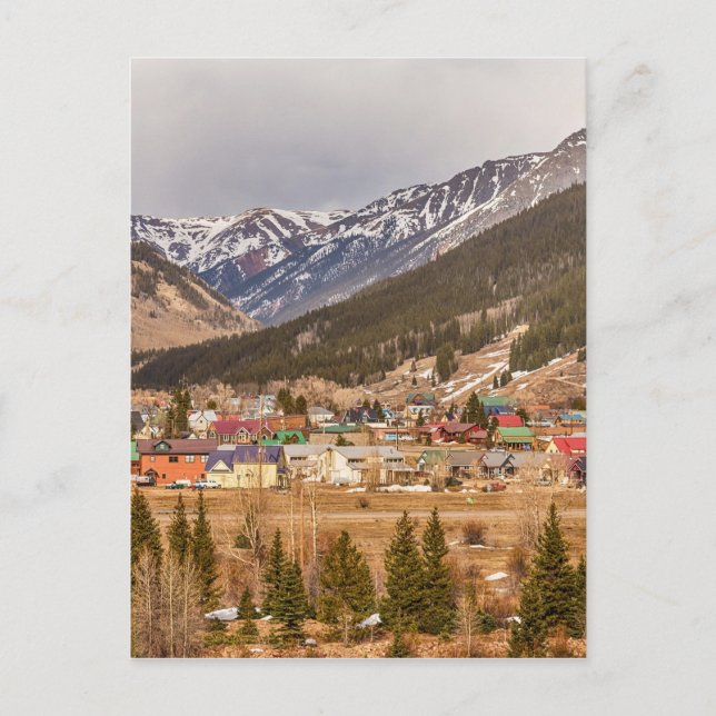 Schönes Silverton Colorado Postkarte (Vorderseite)