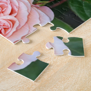 Schönes Single rosa Rosa-Druck Puzzle Puzzle.