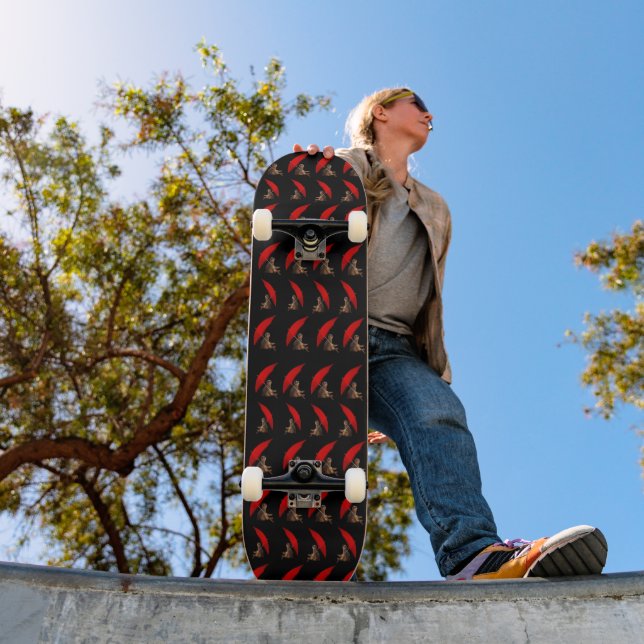 Schönes Sitzen Meerkat, vollständiges Skateboard (Außenbereich 1)