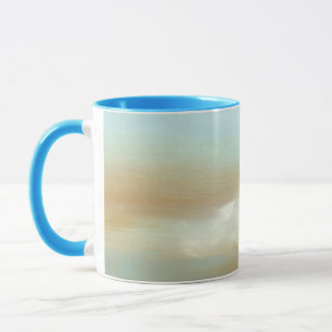 Schönes Skyscape mit flaumigen Wolken Tasse