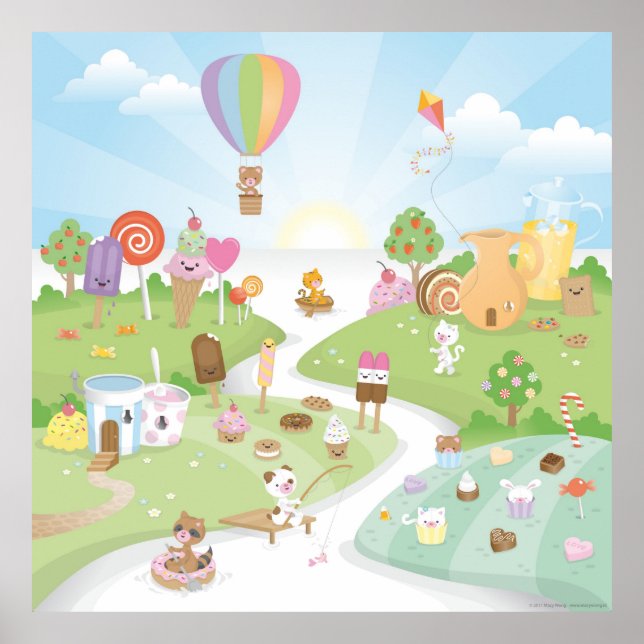 Schönes Sommerparadies! Poster (Vorne)