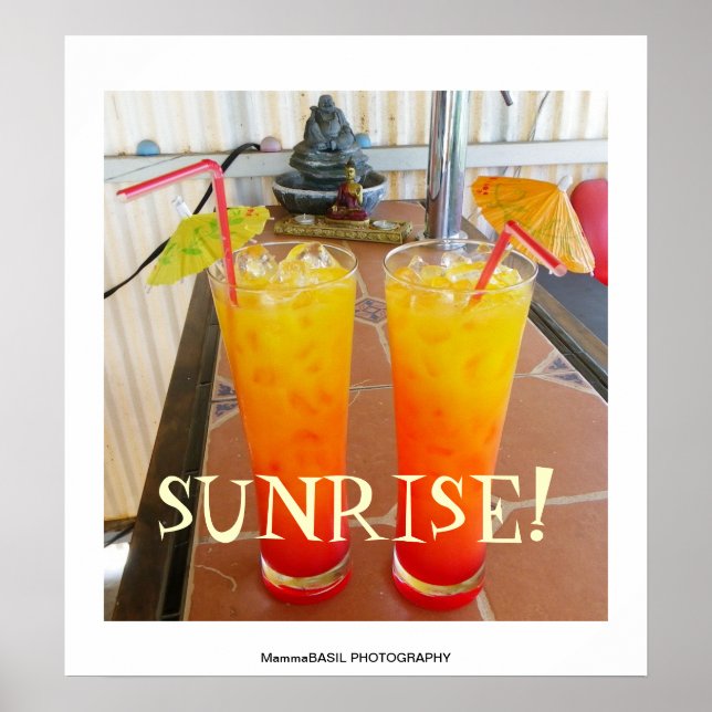 Schönes Sonnenaufgang Poster! Poster (Vorne)