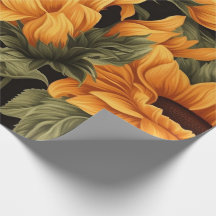Schönes Sonnenblumenpapier
