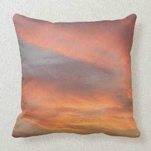 Schönes Sonnenuntergang-Baumwollkissen Kissen