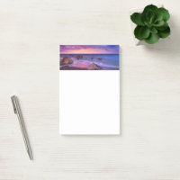 Schönes Sonnenuntergang Küstenbild